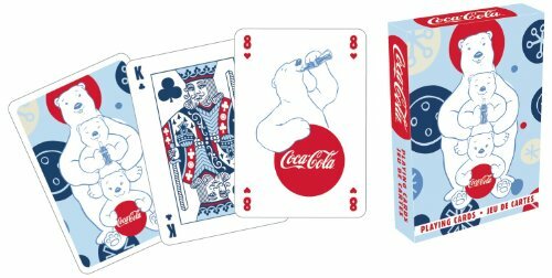 AQUARIUS Coca Cola Polar Bears Playing Cards