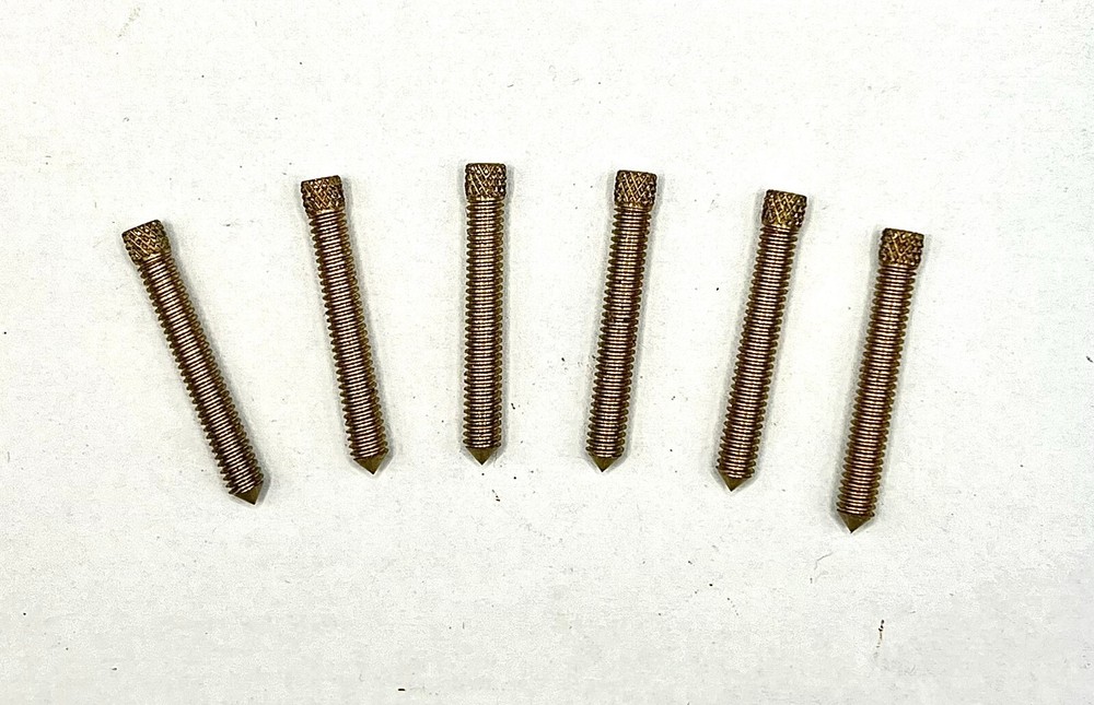 6 Tattoo Machine Solid Brass Contact Screw Binder Post Parts Binding Post Lot