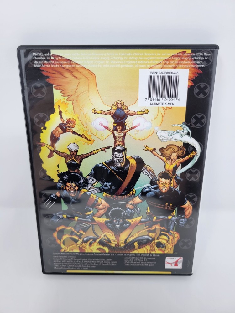 Ultimate X-Men Marvel Complete Comic Book Collection WIN PC MAC CD-ROM