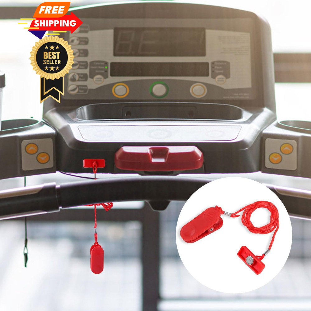 Treadmill Magnet Safety Key Replacement, Universal red