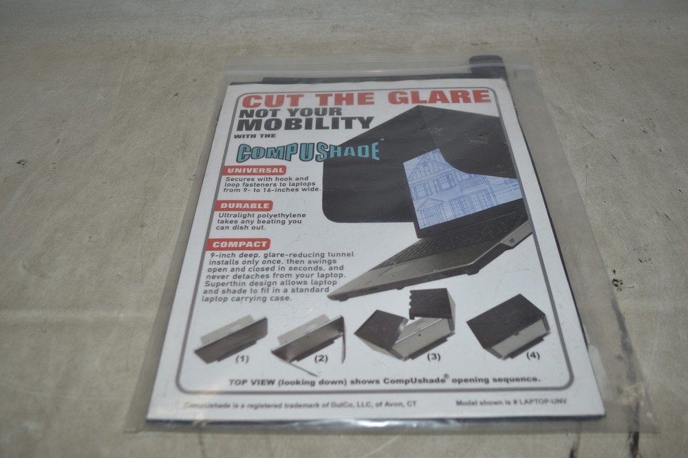 CompUShade Computer Privacy Shade *New Unused*