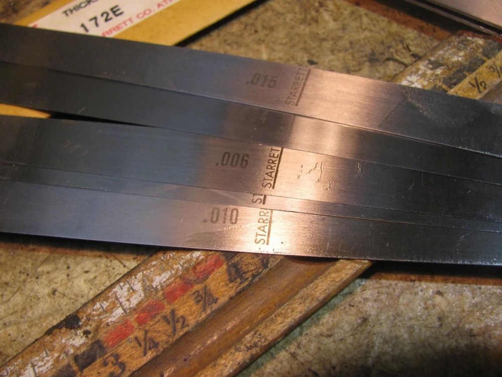 Starrett 172E Extra Long Feeler Thickness Gauge Set