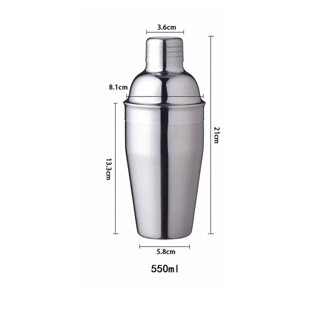 350/550/750ml Cocktail Shaker Cocktail Mixer Wine Martini Shaker