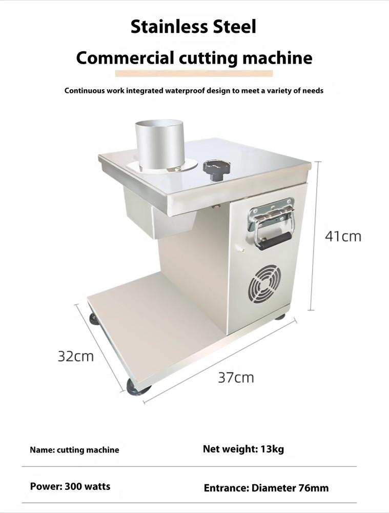 Commercial Fruit & Vegetable Dicing Machine 300W Electric Automatic Carrot