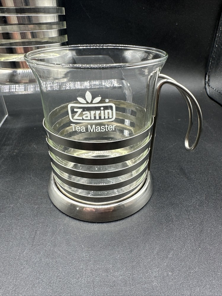 Zarrin Tea Master Tea 2 Cups Glasses Replacement Kitchen Hot Tea Drinks