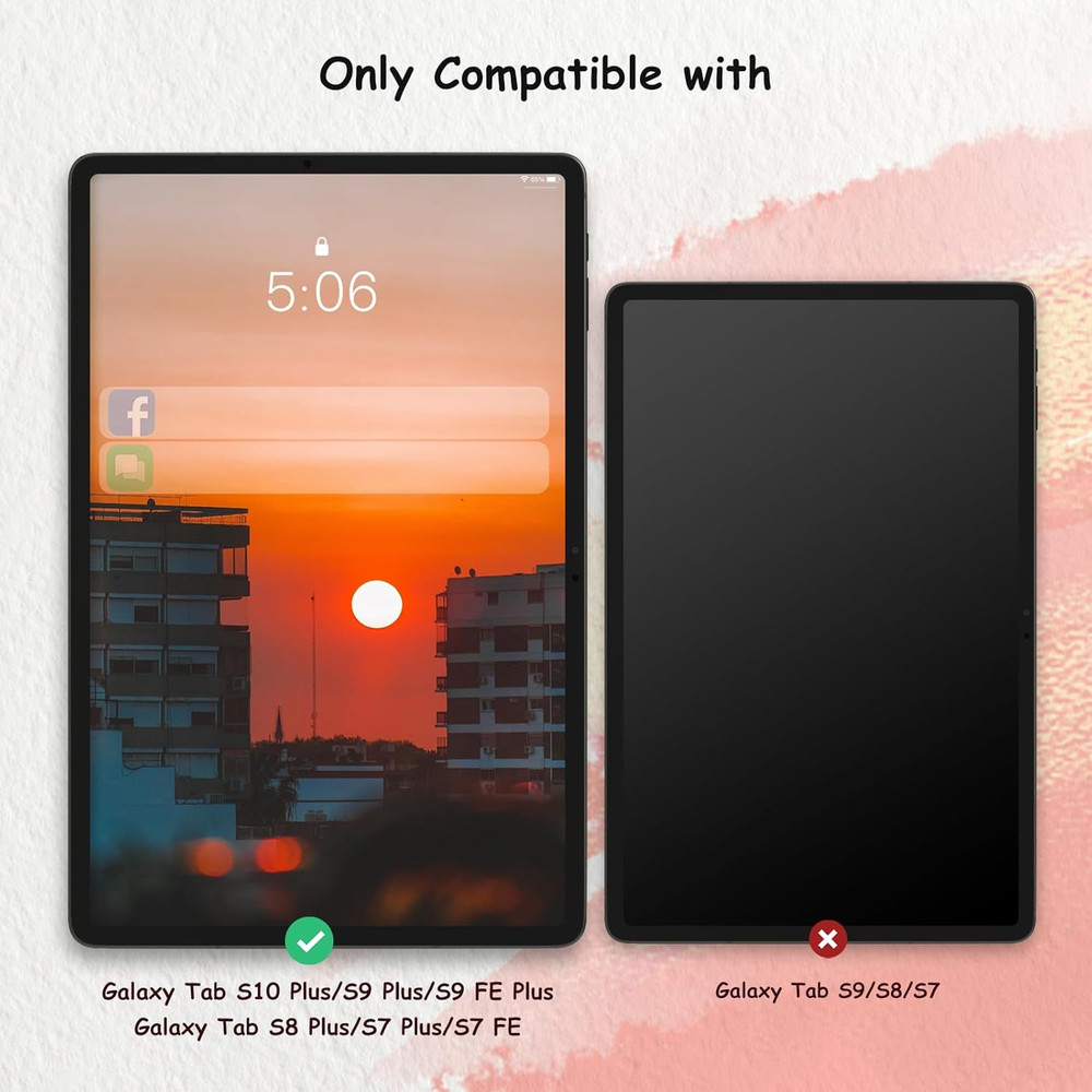 2 PACK Paperfeel Screen Protector Designed for Samsung Galaxy Tab S10 Plus/Tab S
