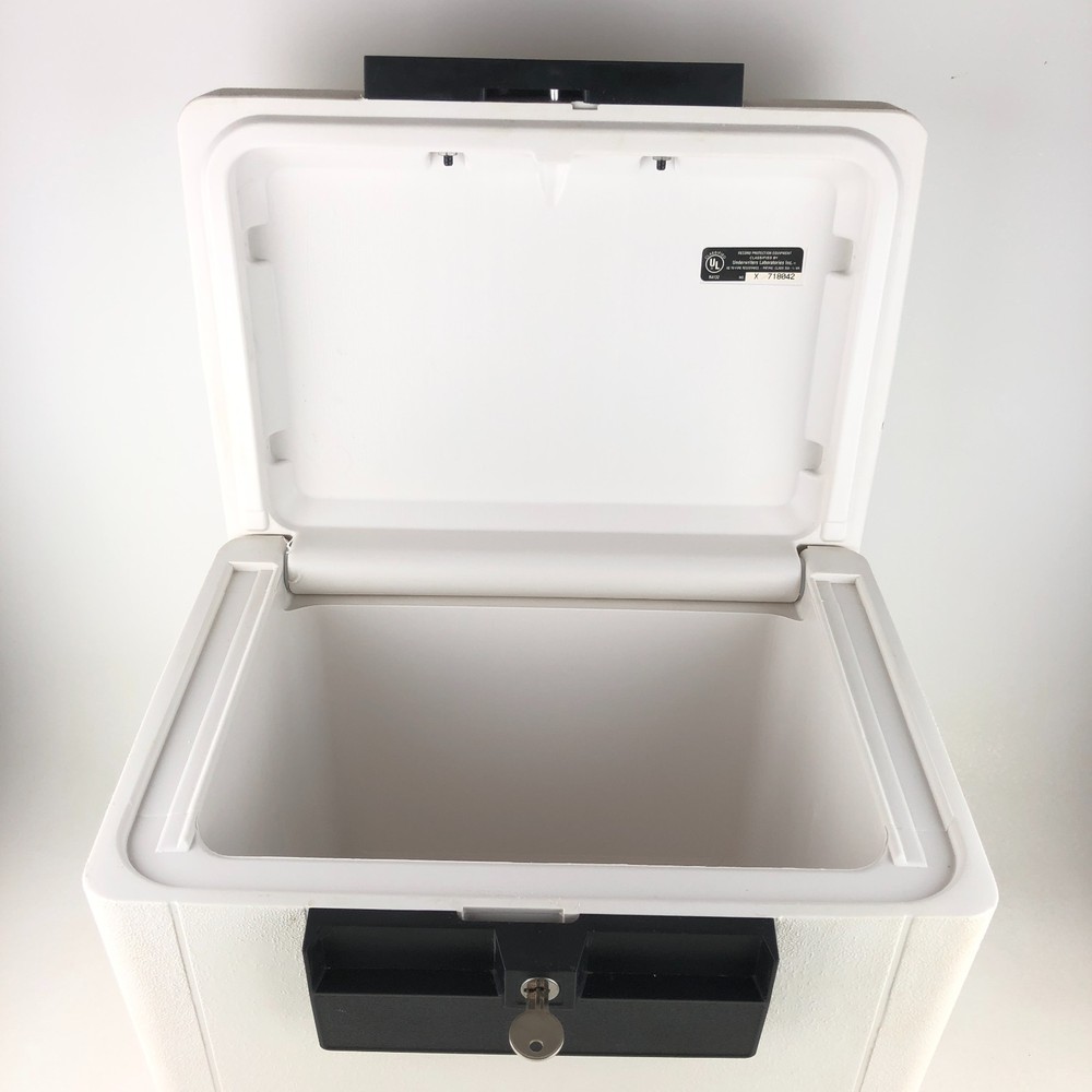 Sentry 2190 Safe Keyed FireProof Security Privacy Lock Box with Key File Folder