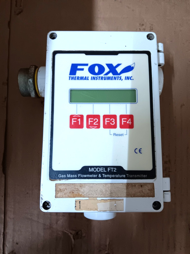 Fox Thermal Instruments Model FT2 Gas mass Flowmeter and Temperature Transmitter