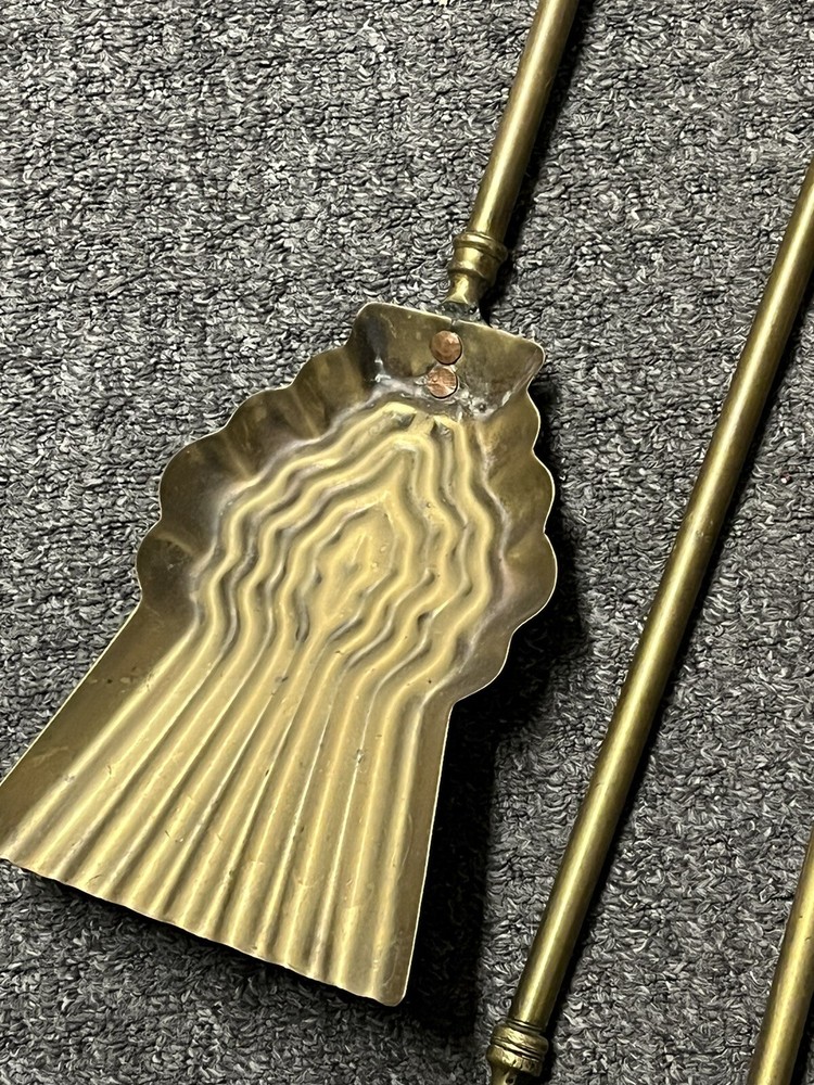 Brass Fireside Tools