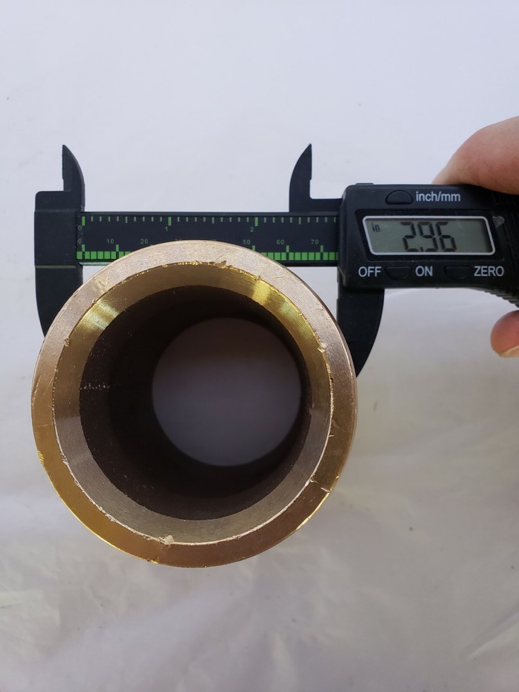 2.5" Brass Camlock Fitting. 25F.