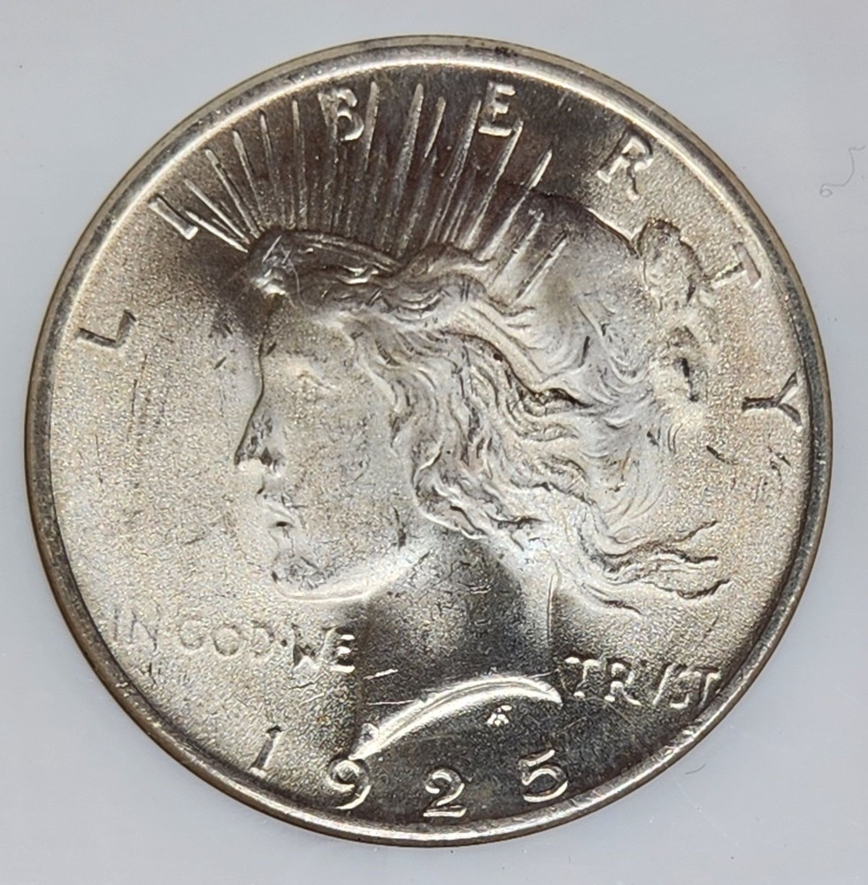 WPCoins ~ 1925 NGC MS-64 Peace Silver Dollar