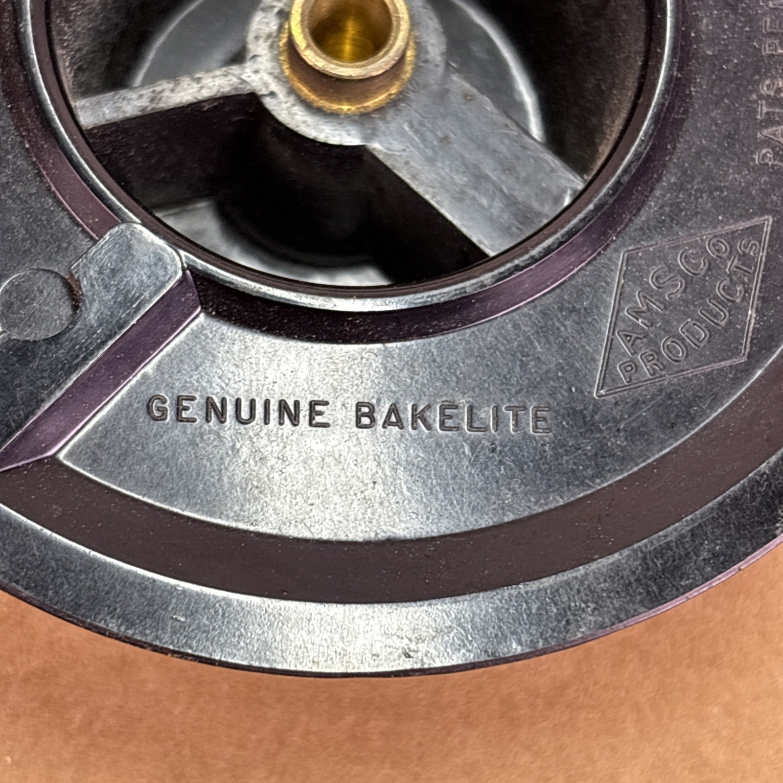 VTG AMSCO 1920's Black 4" 0-100 Indicator Knob with Set Screw (QTY) Radio/Vcap