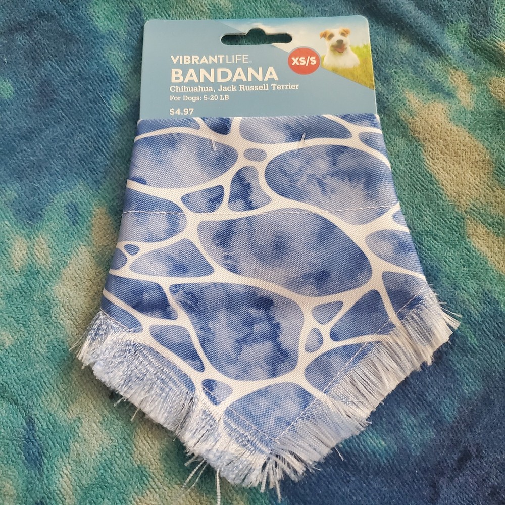 Blue DOGGIE BANDANA