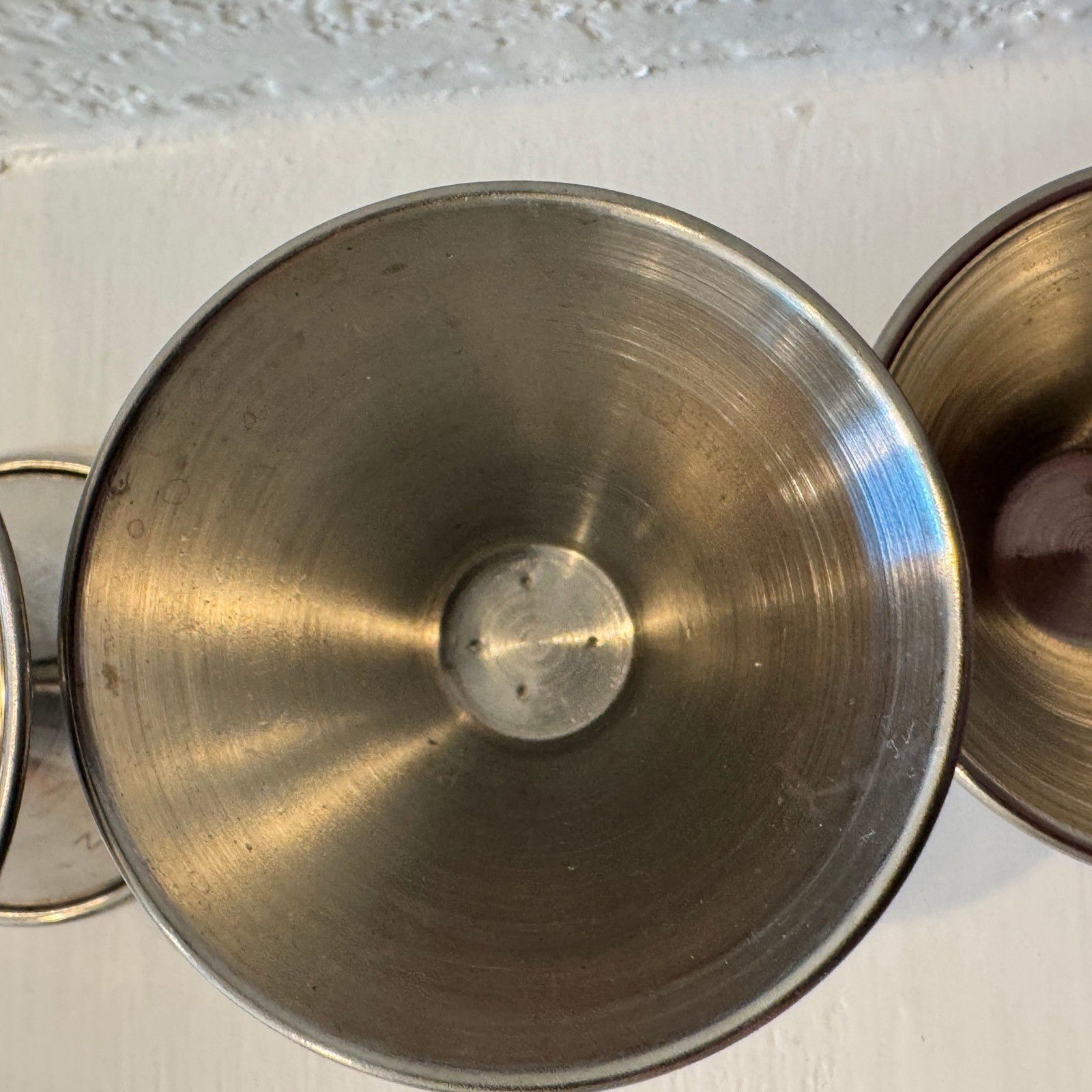 Stainless Steel Double Jigger Set Bartender Bar Measuring Cup 3 Piece