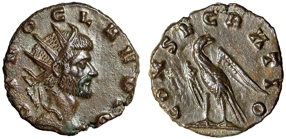 Divus Claudius II Gothicus Antoninianus "Eagle" Extremely Fine