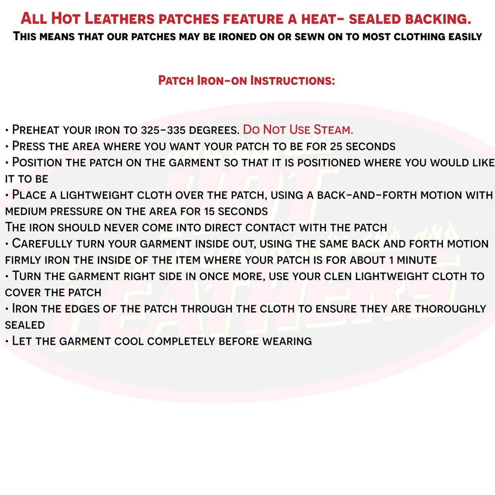 Hot Leathers PPL9406 At 200 MPH Patch