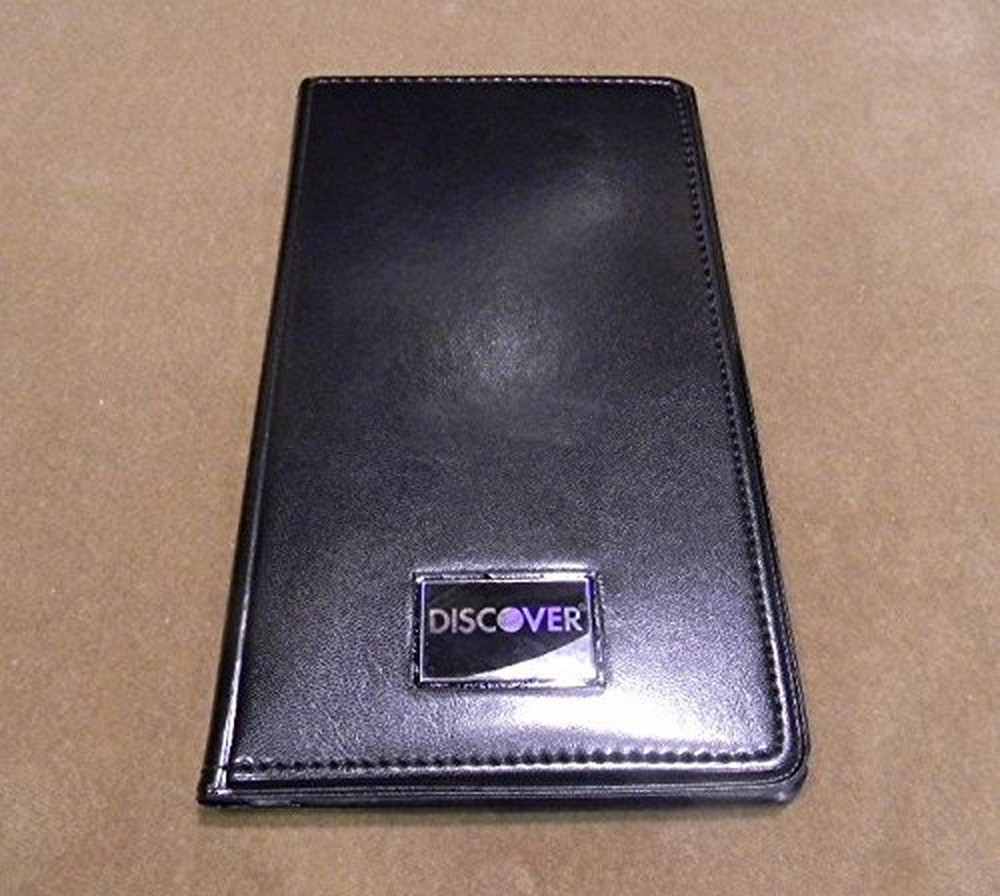 New Restaurant Waitstaff Waiter Waitress Double Panel Checkbook Presenter Lea...
