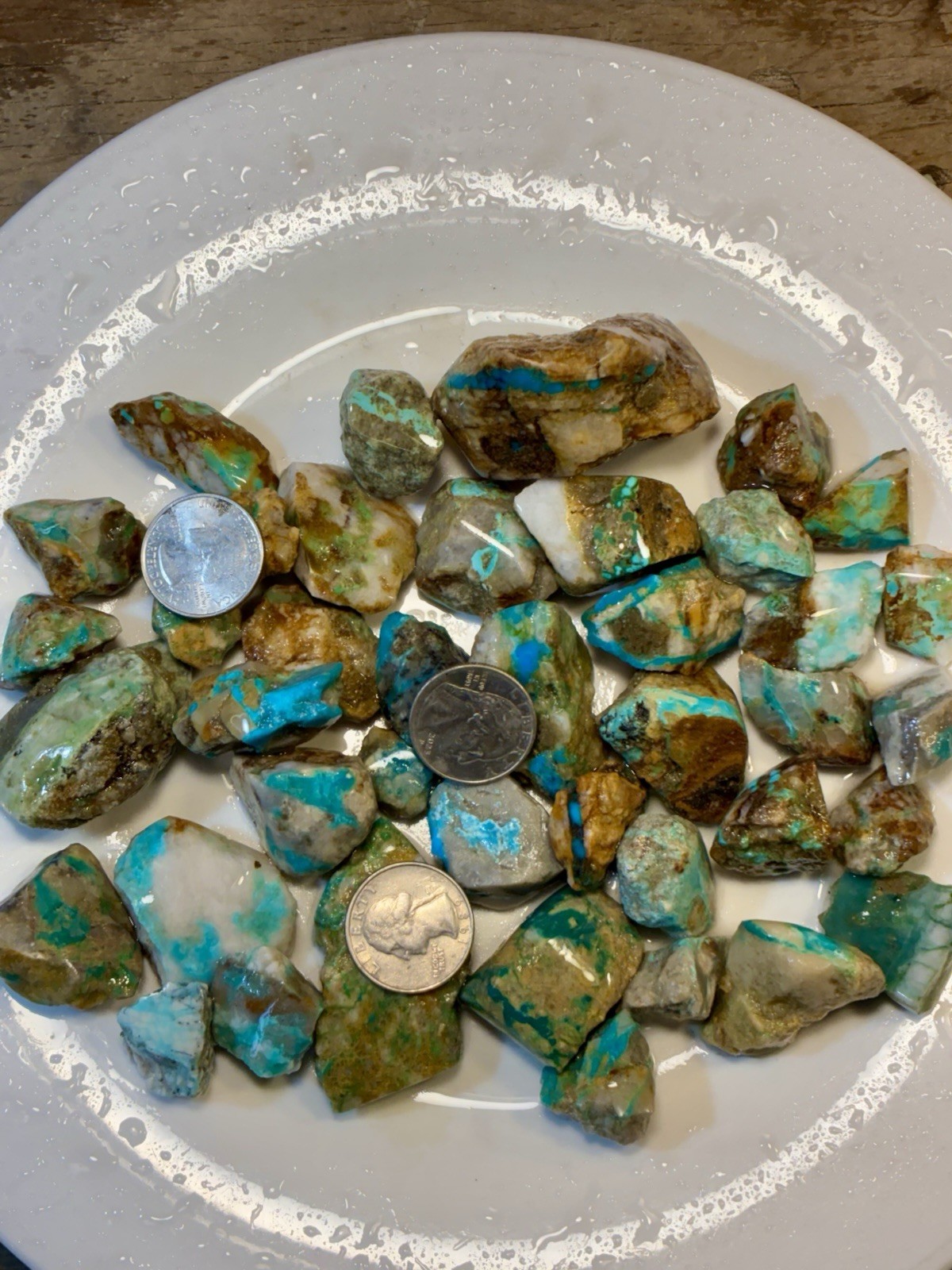 1 Lb of Skinny Turquoise Mountain Nugs! Now Available Again! ￼