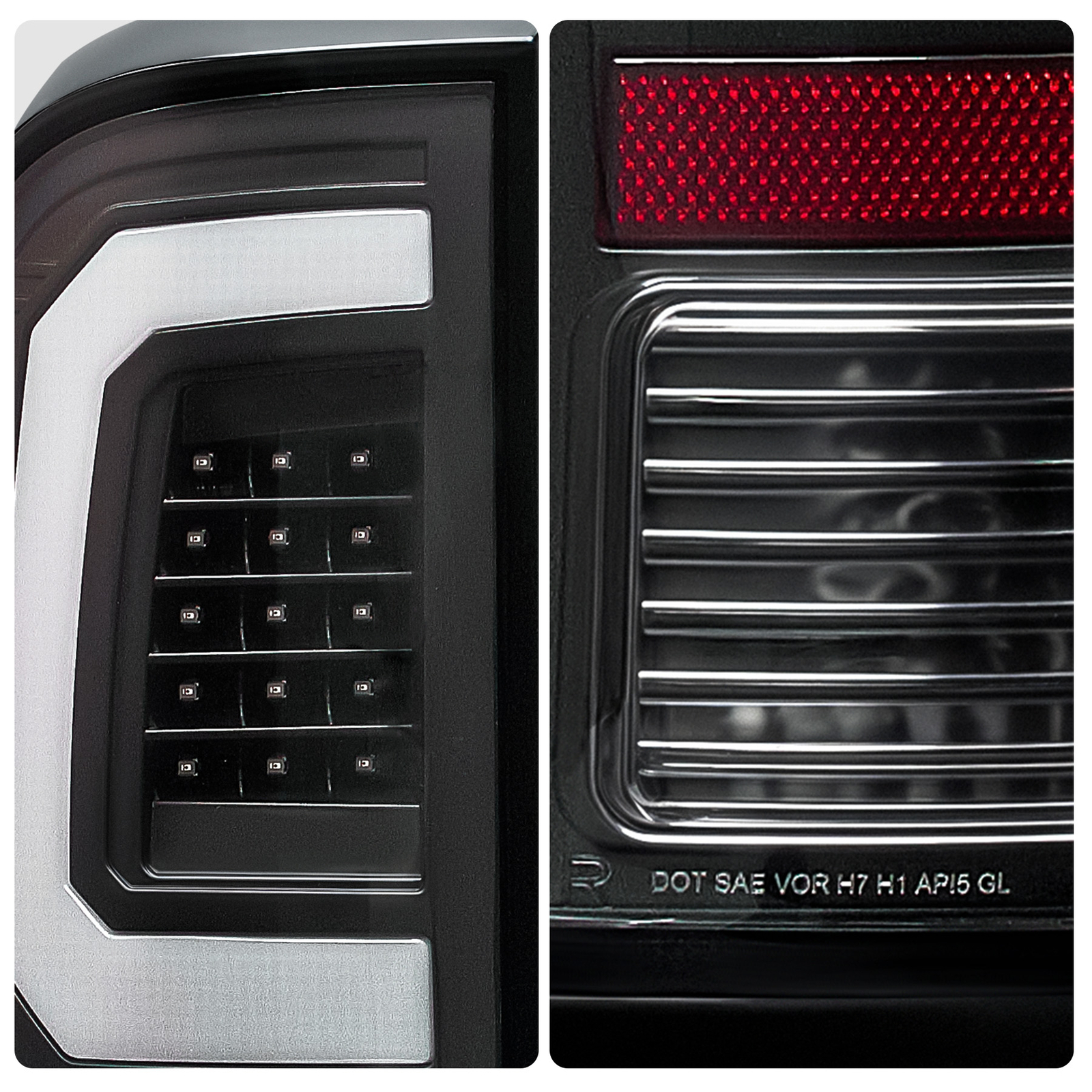 LED Tail Lights for 2008-2016 Ford F250 F350 F450 F550 Super Duty SD Brake Lamps