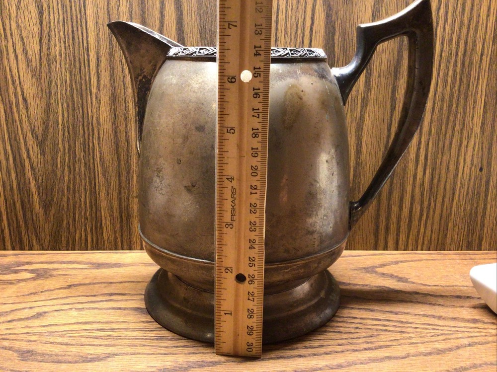 Antique Glastonbury Silver Plate 522 Pitcher