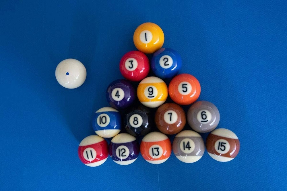 Dynasphere Gold Pool Balls Complete Pool Ball Set