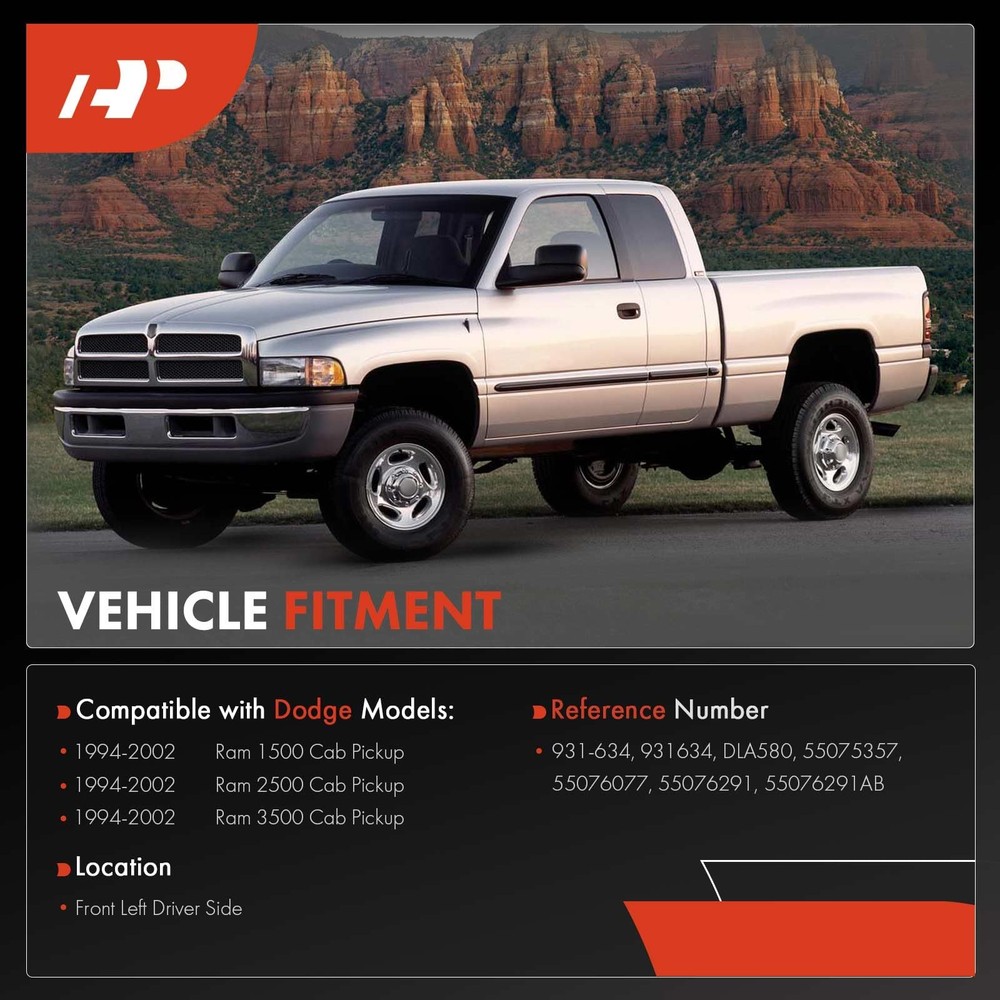 A-Premium Front Left Driver Side Door Lock Actuator Compatible with Dodge...