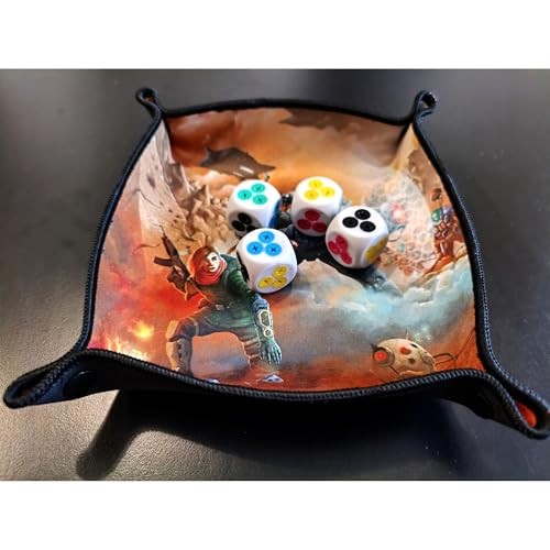 RONE: Invasion - Dice Tray - Board Game Accessory, Foldable & Compact Snap