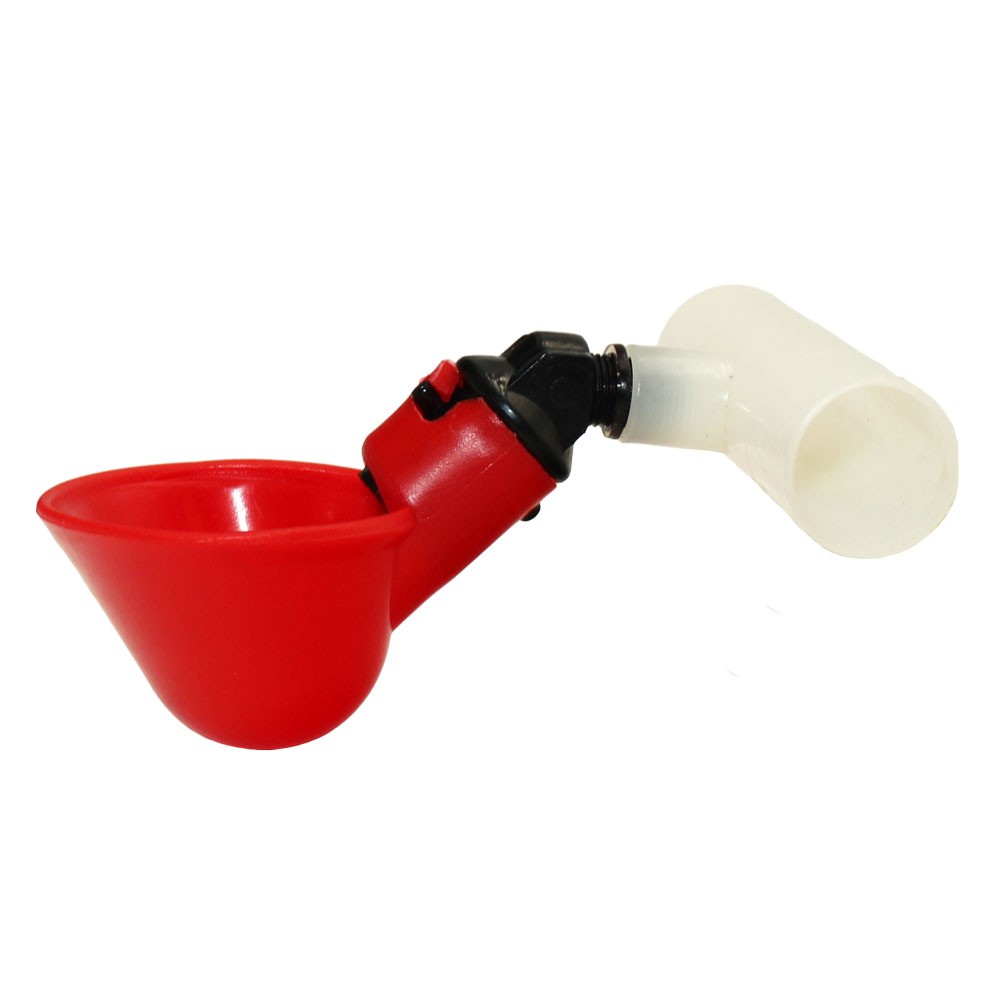 OTK20-0428 Automatic Drinker Cup w/ Clear Plastic Fitting for Universal Products