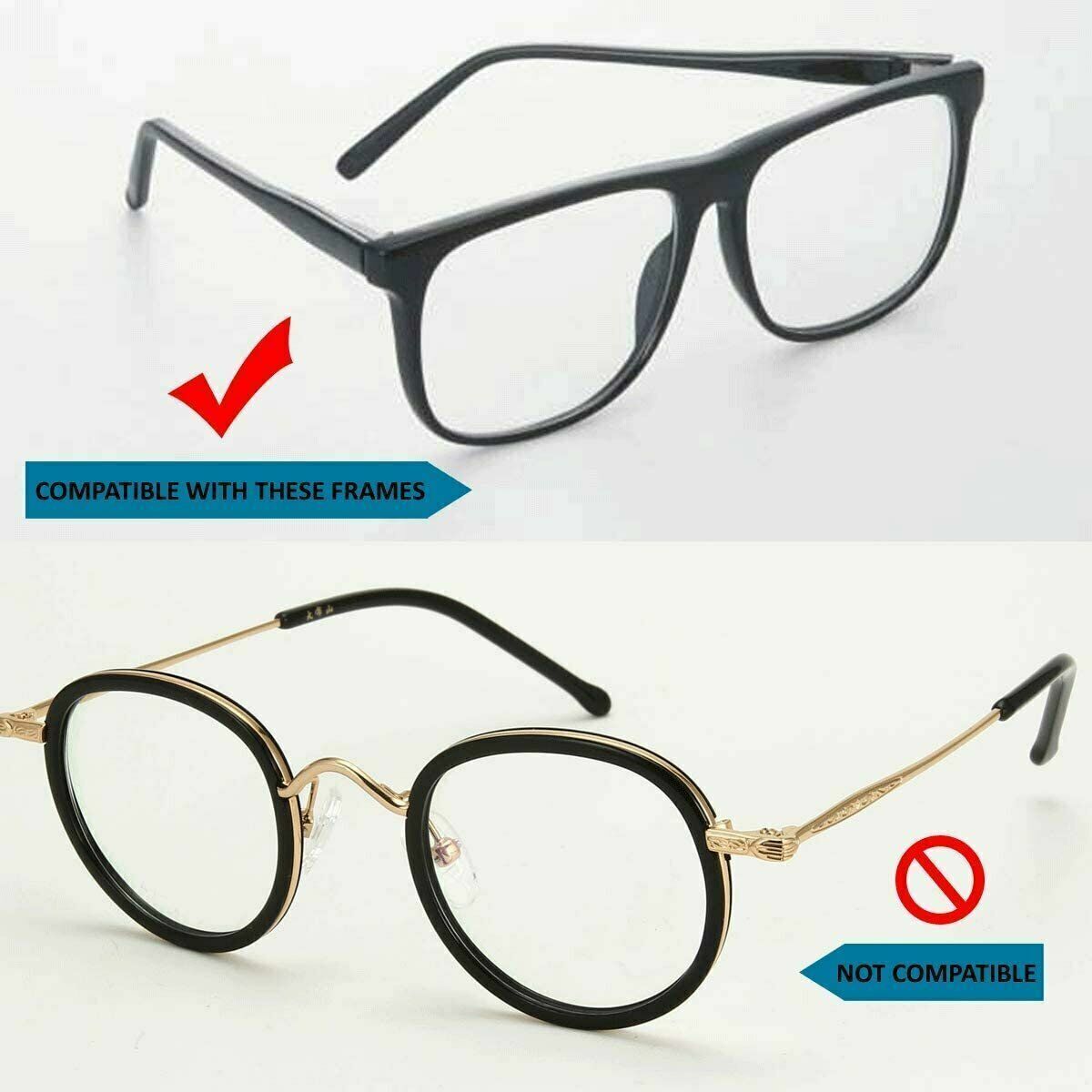 8 Pairs Anti-slip silicone Stick On Nose Pads For Eyeglasses Sunglasses Glasses