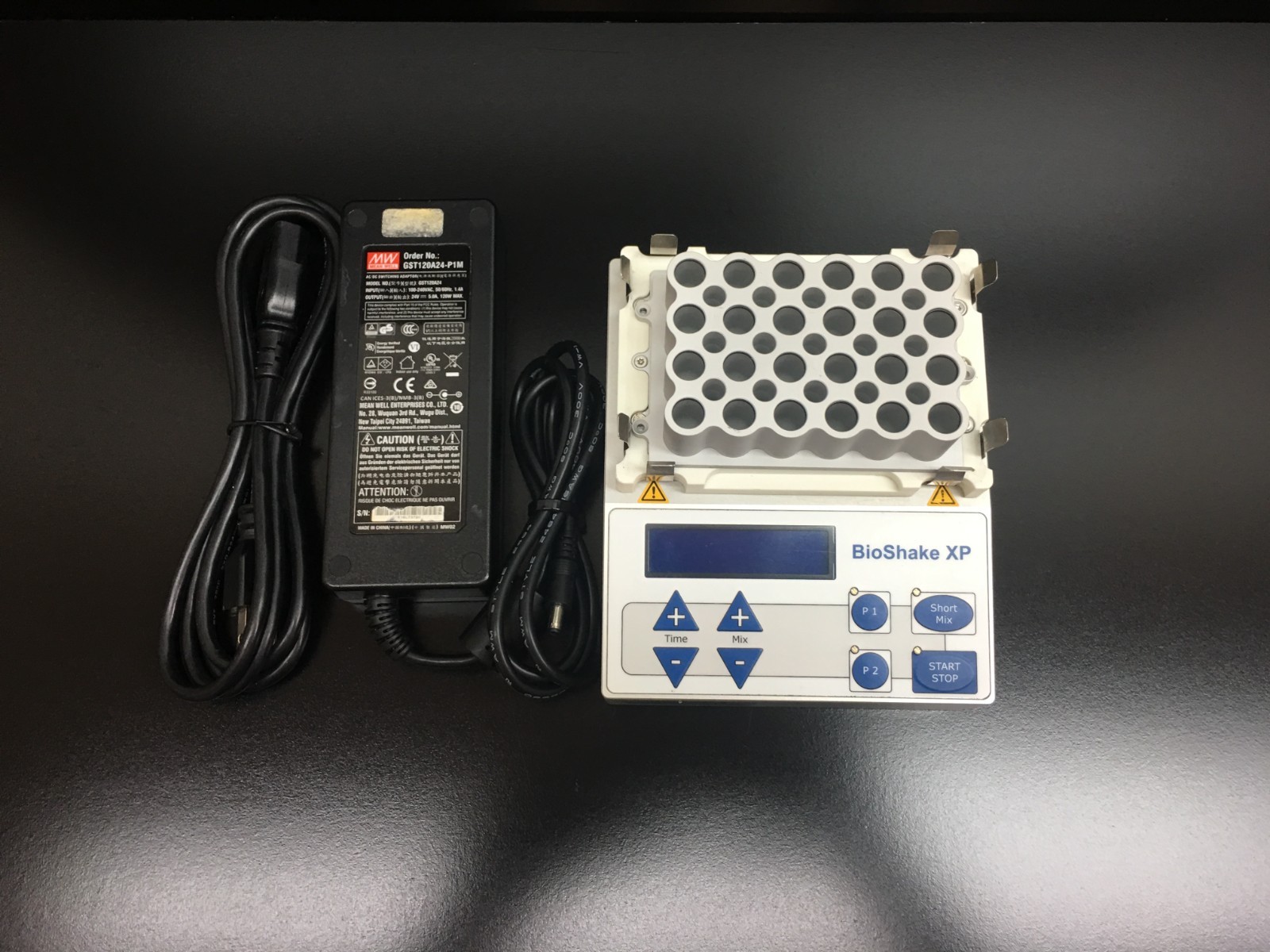 Q Instruments BioShake XP 001266 High Speed Lab Mixer with WARRANTY