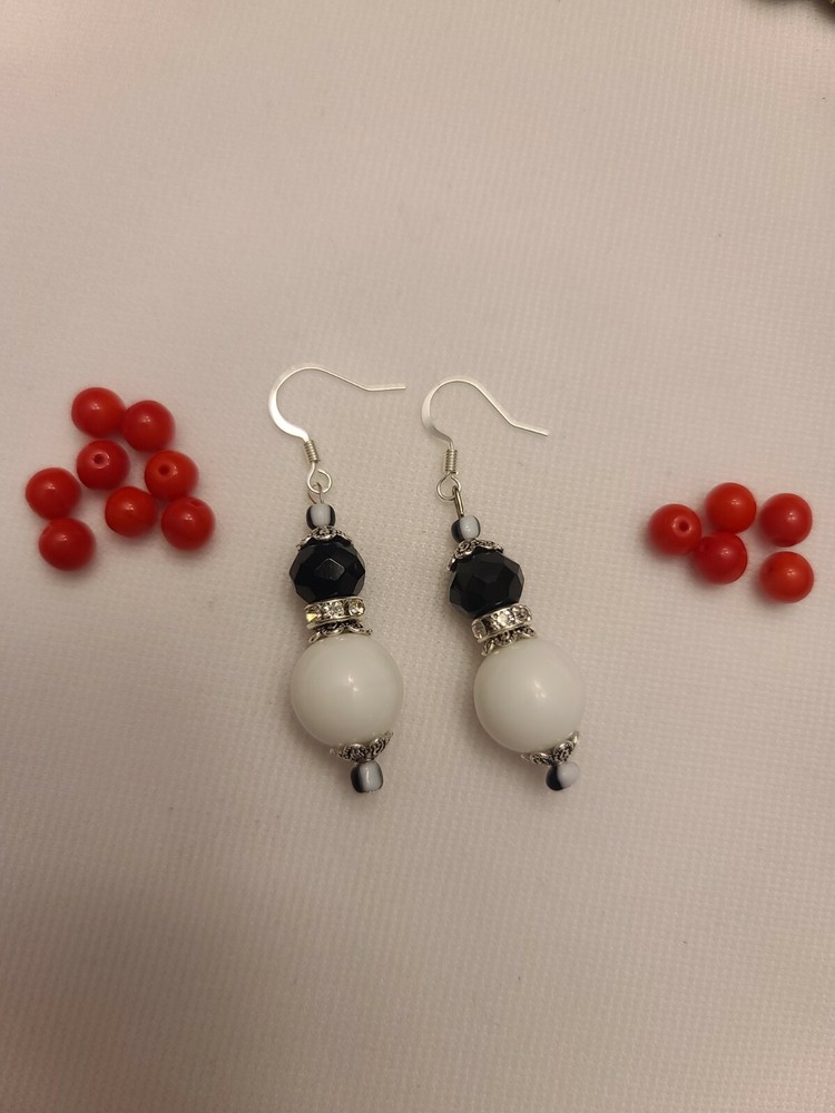 handmade beaded earrings