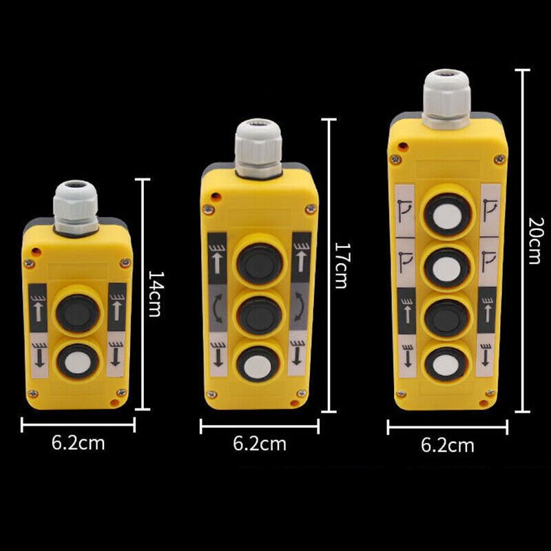 COP 2-4 Button Switch Control - tail lift, winch, windlass
