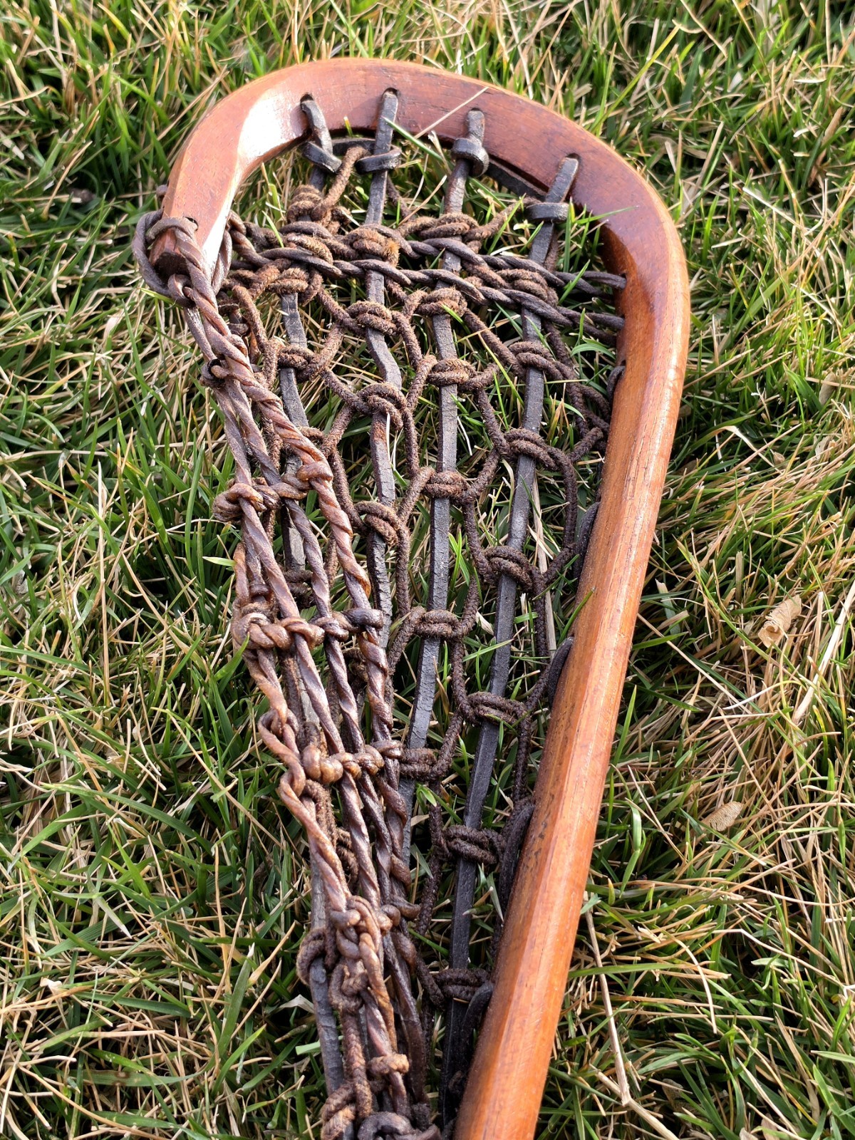 Handmade Vintage Lacrosse Stick Native American
