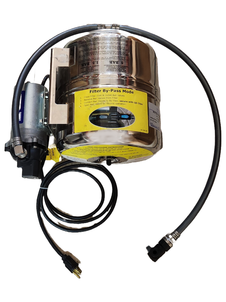2 gallon water booster system shurflo