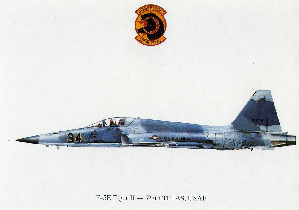 F-5E - ' AGGRESSORS '  POSTCARD