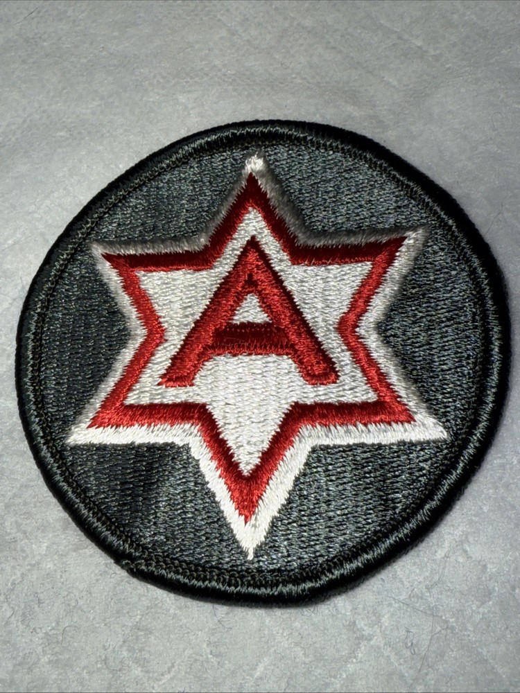 6TH ARMY COLOR SSI PATCH M/E #439