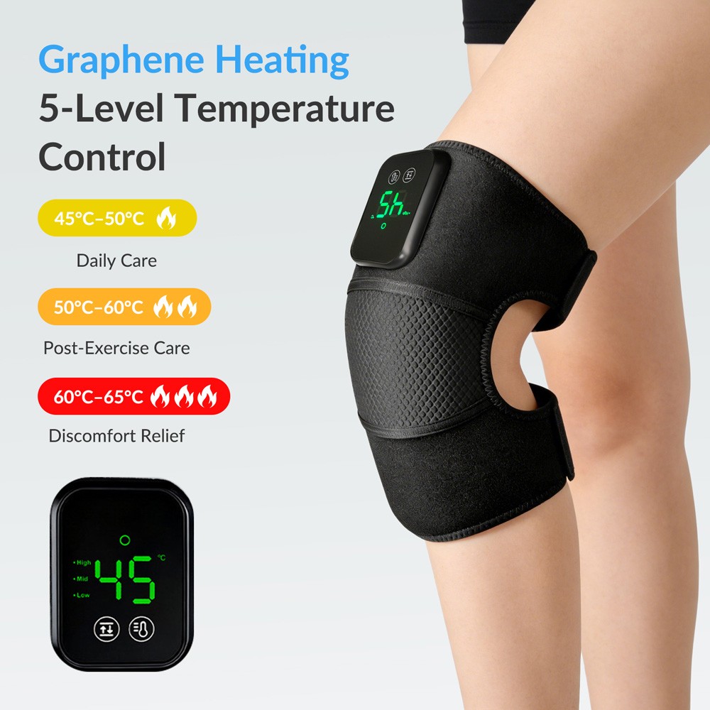 Wireless Electric Multi-Joint Massager Adjustable Heat Vibration Relief Device