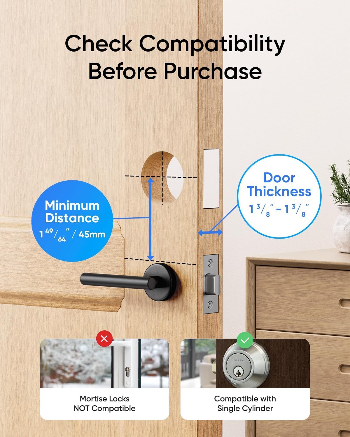 eufy Security Video Smart Lock E330 3-in-1 2K Camera Doorbell Fingerprint Lock