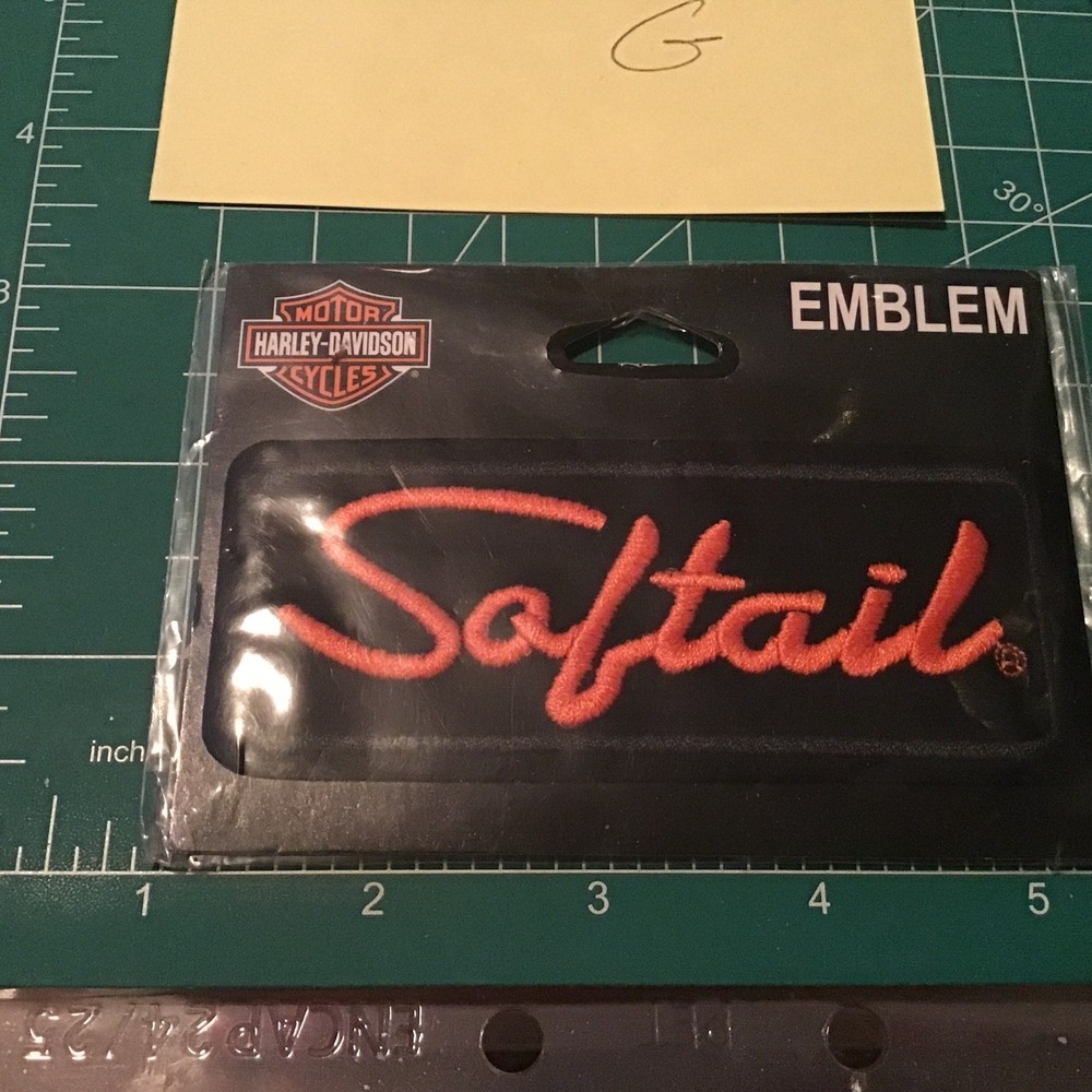 Harley Davidson Softail Vest Jacket Patch Small NIP