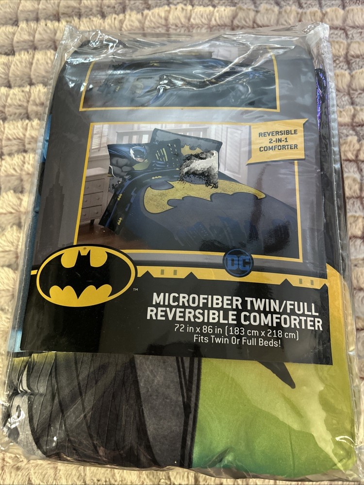 New Batman Microfiber Twin /Full Reversible Comforter
