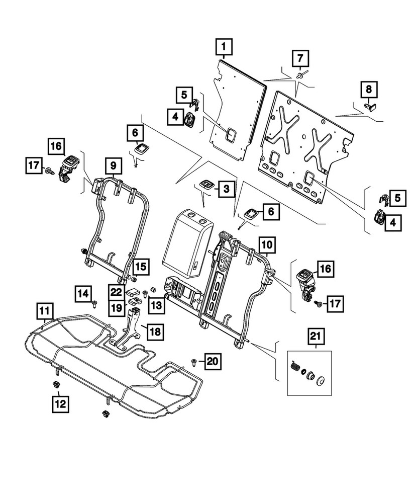 Genuine Mopar Seat Screw 6511625AA
