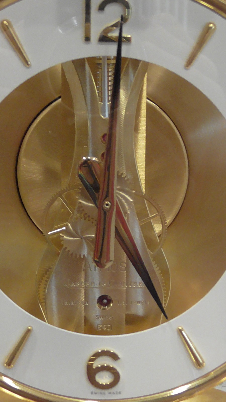 Jaeger LeCoultre 13-Jewel Movement 540 Swiss Mantel Clock Serial Number #649219