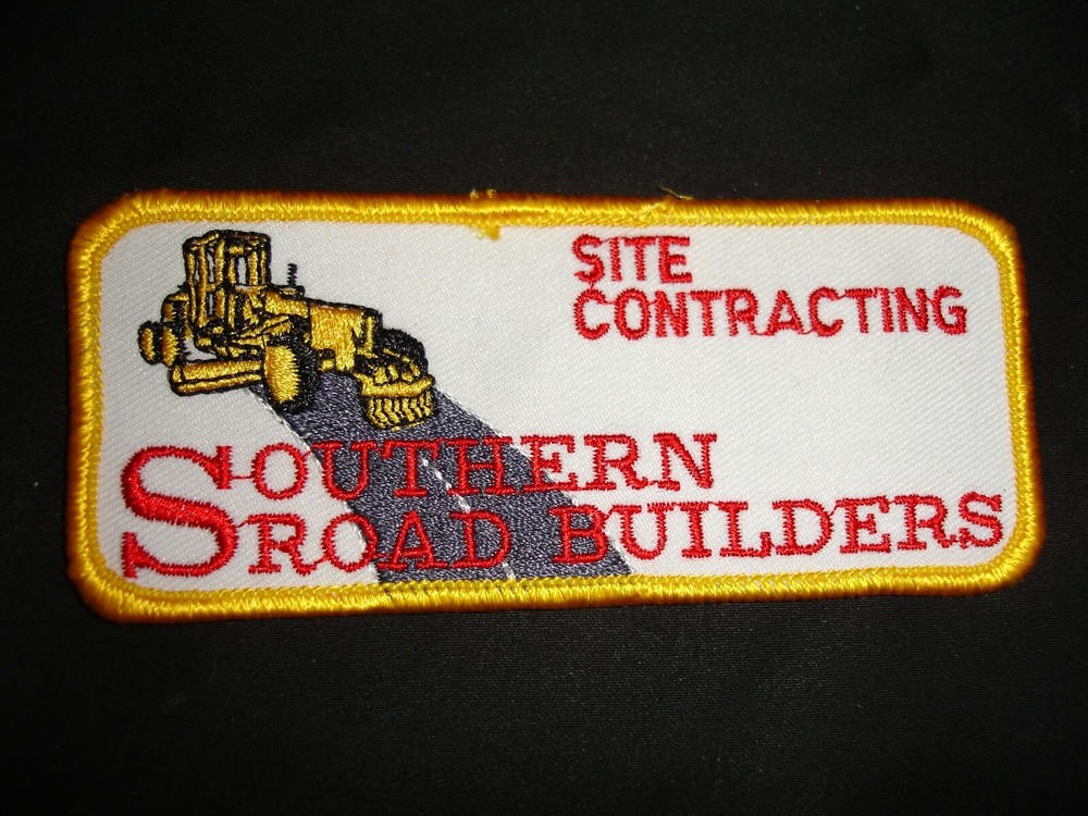 Construction related vintage advertising patch collection