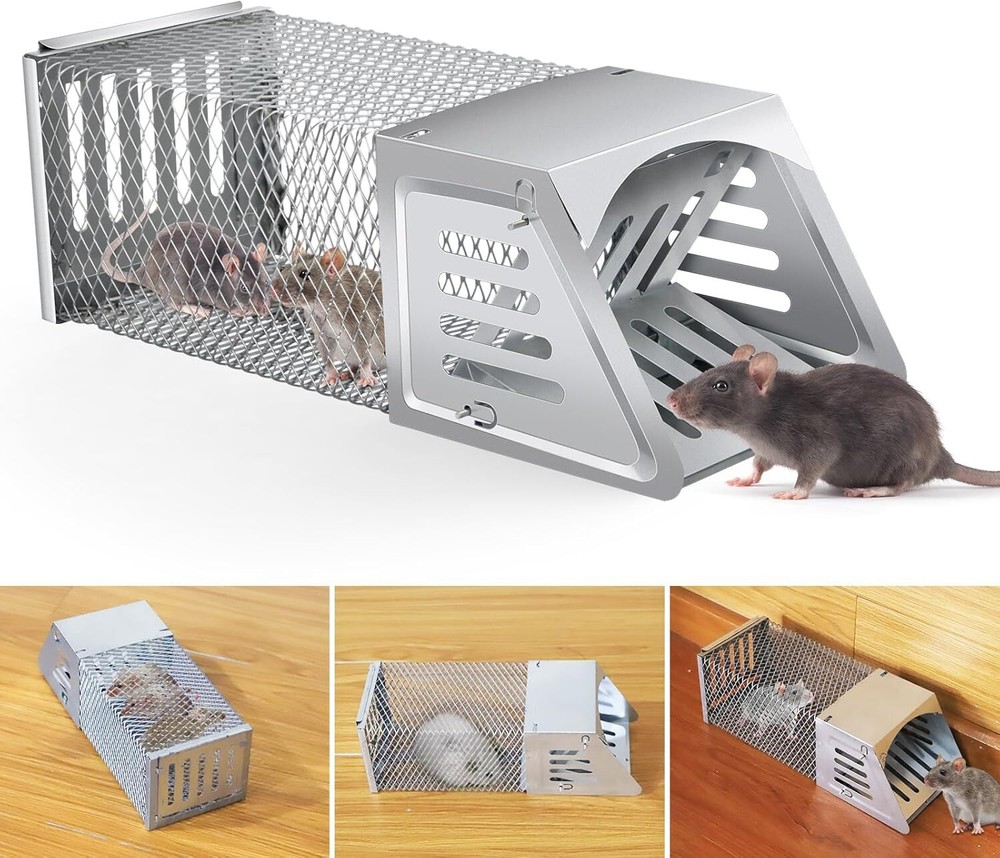 Reusable Continuous Mouse Trap - Effective Rodent Control for Kitchen/Basement