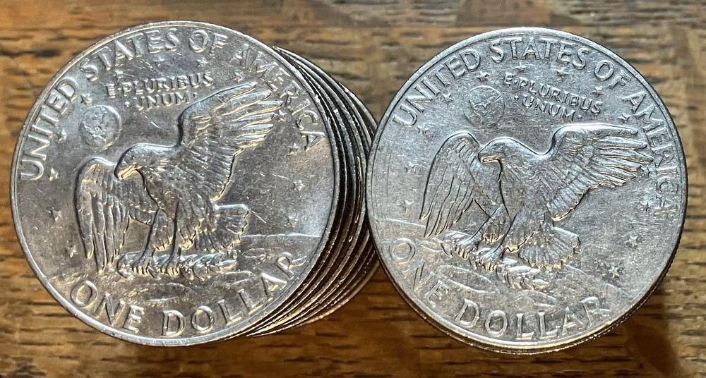 1977P Eisenhower US Dollar Coins