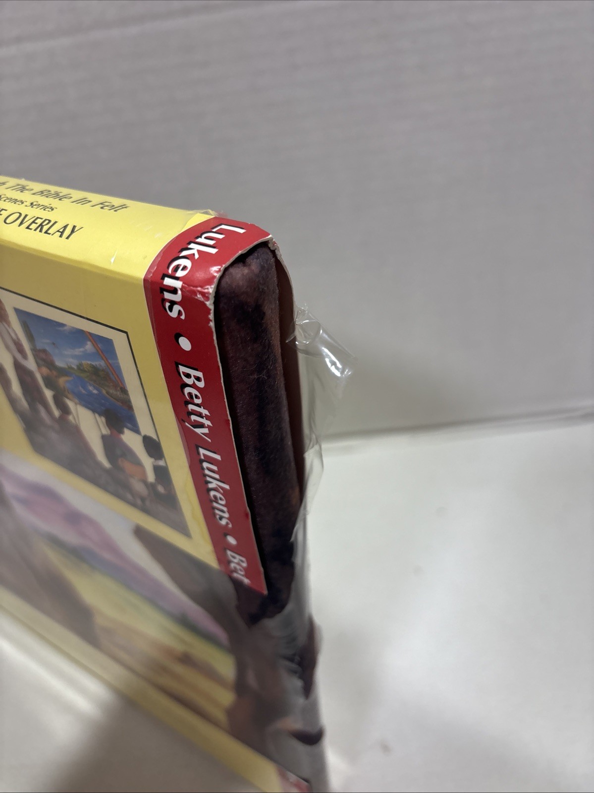 Betty Lukens Through The Bible In Felt Large Cave Overlay Background Scenes New