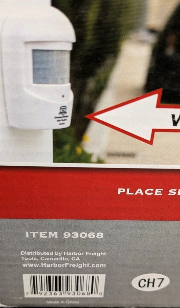 Bunker Hill Security Driveway Alert System 93068 Wireless Sensor Open Box