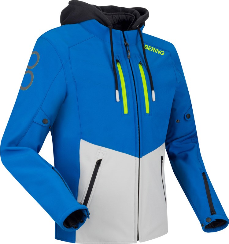 Bering Rotor Textile Jacket - Blue/Light Grey