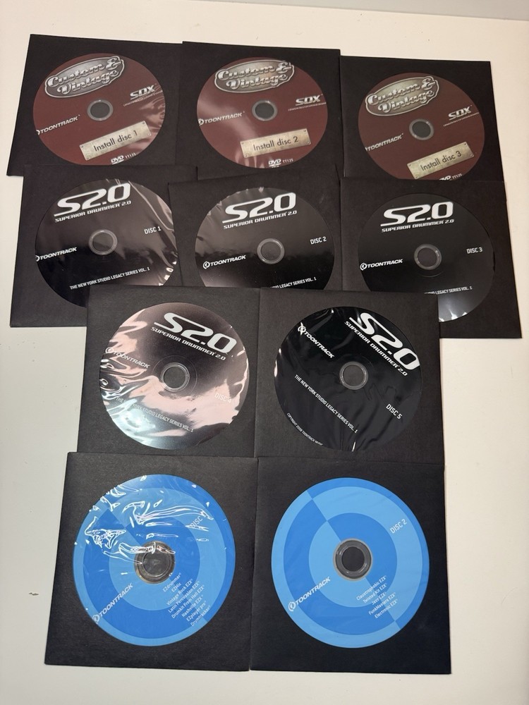 📦 Toontrack VSSD Box - Installer DVD Set