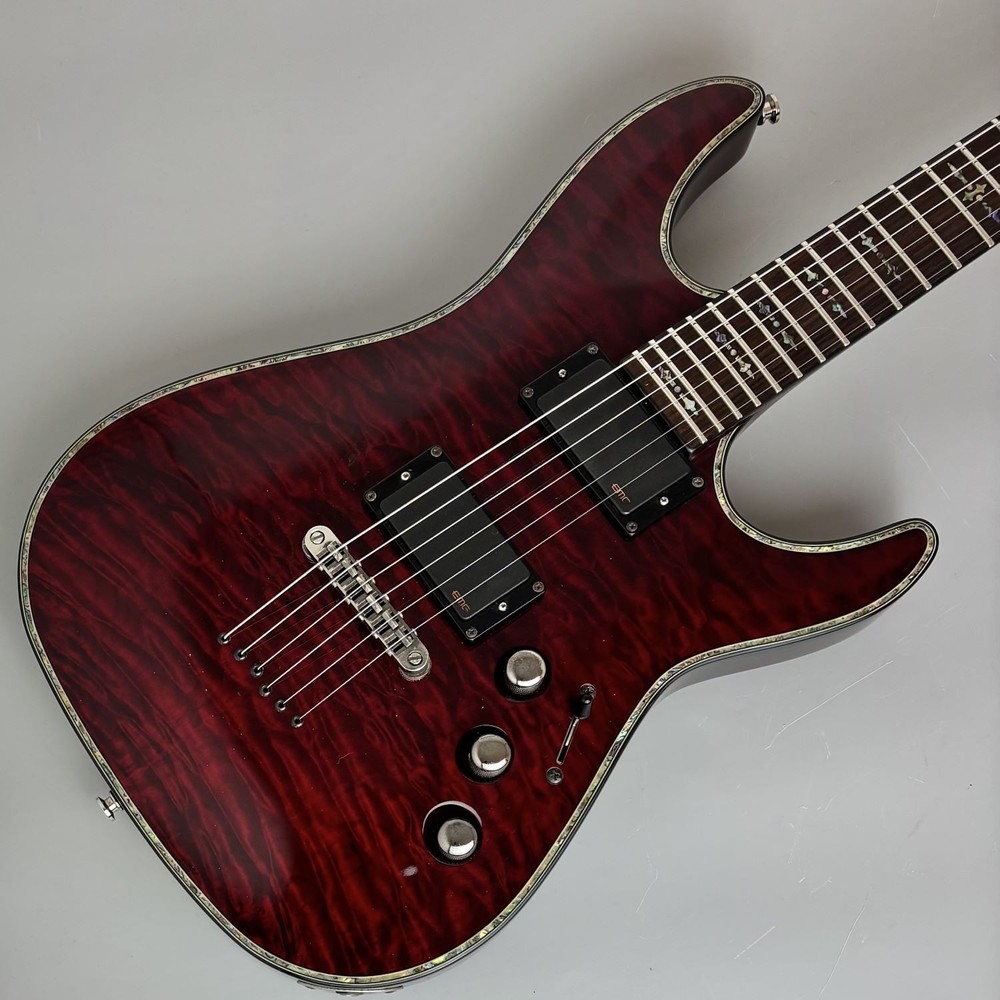 Used SCHECTER HellRaiser AD-C-1-HR Black Cherry